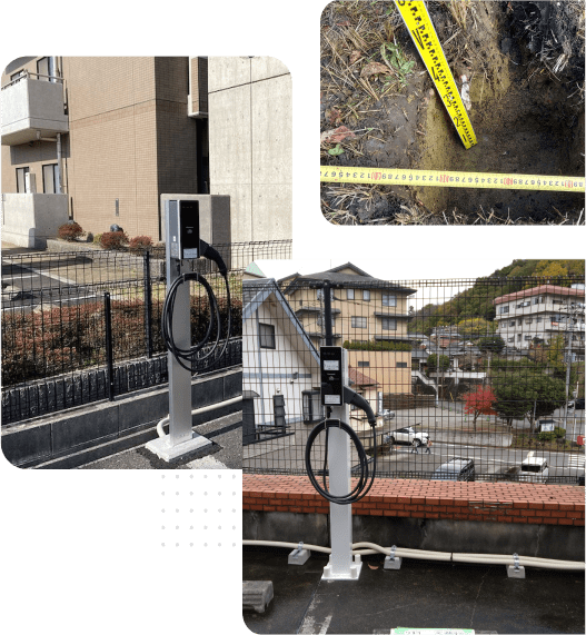 自立スタンドの設置イメージ